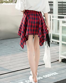 ワイドウエスト　チェック　M　ミニスカート 51Am0WXFmsS._SS200_.jpg